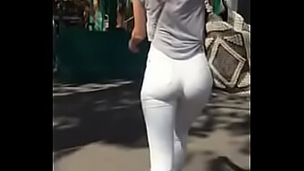 Voyeuristic Footage Of A Woman Showing Off Her Nice Ass In Public